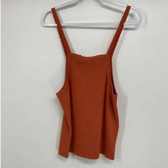 White Crow Womens Catalina Coral Distressed High Neck Tank Top NEW Size Medium - Picture 3 of 11